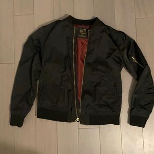 Black Bomber Jacket by CPO PROVISIONS